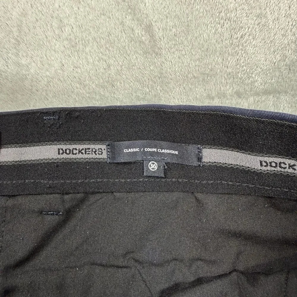 Lot Of 3 Men’s Chino‎ Pants 36x34 Blue Cotton Classic And Athletic Fit Office